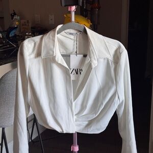 Zara Ivory Blouse